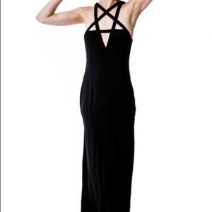 Killstar Pentagram front Maxi Dress M